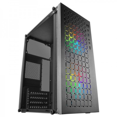 Mars Gaming MC-CORE Minitorre Gaming - Rejilla Metal-MESH - Soporte Micro-ATX/Mini-ITX